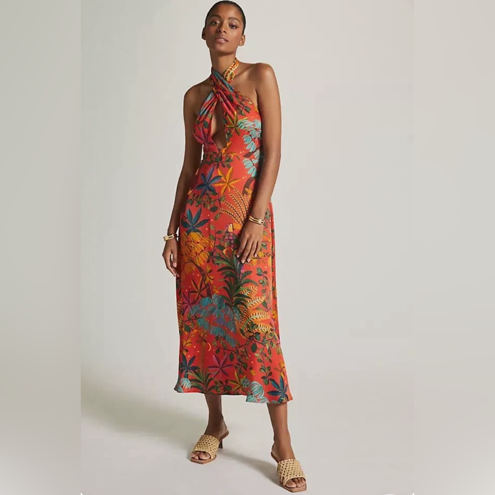 Farm Rio Halter Dress